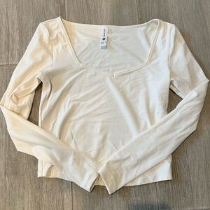 NWOT Crop active long-sleeve tee by All in Motion (Target), size XS